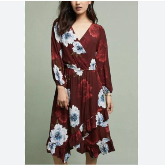 Plenty Tracy Reese Alea Floral Midi Dress - Picture 2 of 7